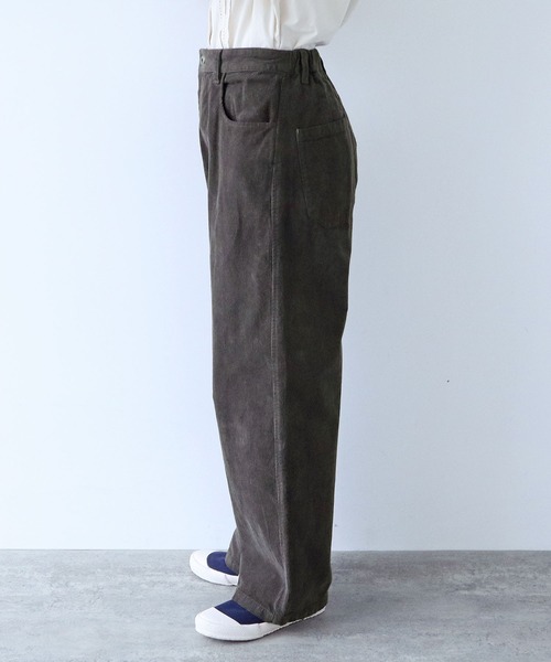 【セール】14Wコーデュロイ 製品染めストレートパンツ（その他パンツ）｜PAR ICI（パーリッシィ）