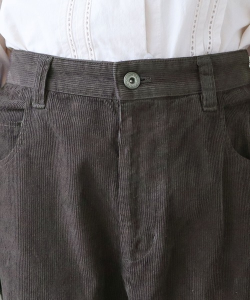 【セール】14Wコーデュロイ 製品染めストレートパンツ（その他パンツ）｜PAR ICI（パーリッシィ）