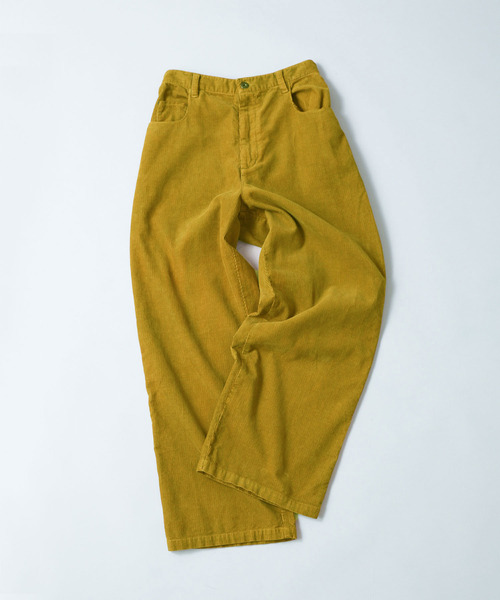 【セール】14Wコーデュロイ 製品染めストレートパンツ（その他パンツ）｜PAR ICI（パーリッシィ）