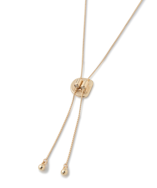 ROPE' PICNIC（ロペピクニック）の「ストーンモチーフラリエット（ネックレス・レディース・ブルー系その他4/ベージュ・FREE）」の7枚目の写真