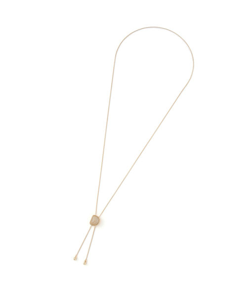 ROPE' PICNIC（ロペピクニック）の「ストーンモチーフラリエット（ネックレス・レディース・ブルー系その他4/ベージュ・FREE）」の11枚目の写真