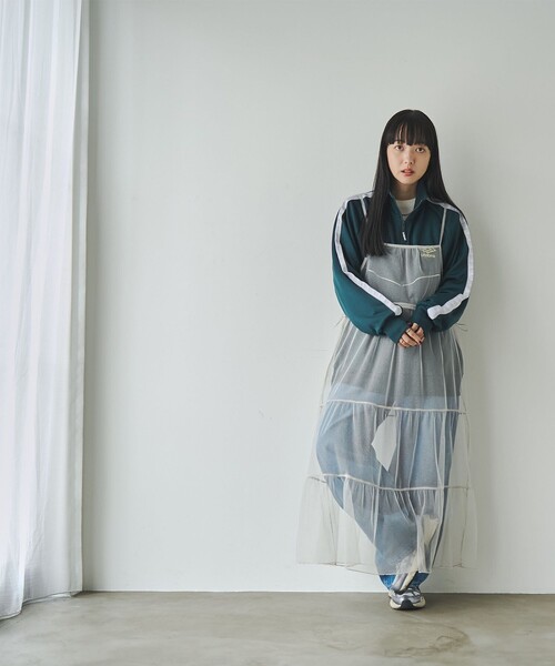 UMBRO(アンブロ)の「UMBRO(アンブロ)別注トラックジャケット(ジャージ・レディース・ブラック/ダークグリーン/ネイビー・FREE)」の16枚目の写真