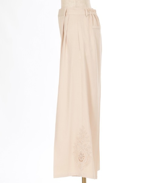 axes femme（アクシーズファム）の「モチーフレースワイドパンツ（その他パンツ・レディース・ブラック/ベージュ/ブルーグリーン・FREE）」の20枚目の写真