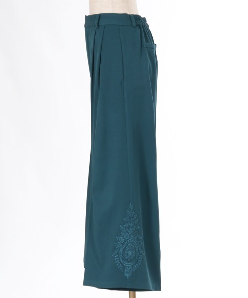 axes femme（アクシーズファム）の「モチーフレースワイドパンツ（その他パンツ・レディース・ブラック/ベージュ/ブルーグリーン・FREE）」の12枚目の写真