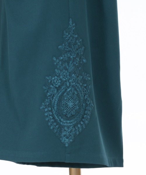 axes femme（アクシーズファム）の「モチーフレースワイドパンツ（その他パンツ・レディース・ブラック/ベージュ/ブルーグリーン・FREE）」の7枚目の写真