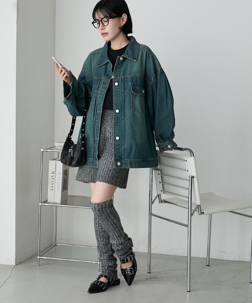 forksy.（フォルクシー）の「【forksy.】プレーティングリブニットショートパンツ&レッグウォーマーセット（その他パンツ・レディース・ブルー/チャコール/ミント・FREE）」の18枚目の写真