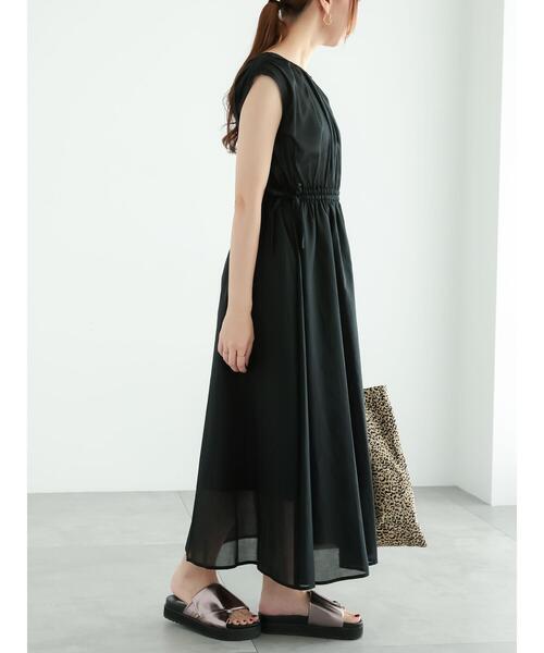 Te chichi（テチチ）の「コットンボイル切替ギャザーワンピース（ワンピース・レディース・キャメル/オリーブ/ブラック・F）」の21枚目の写真