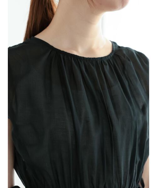 Te chichi（テチチ）の「コットンボイル切替ギャザーワンピース（ワンピース・レディース・キャメル/オリーブ/ブラック・F）」の20枚目の写真