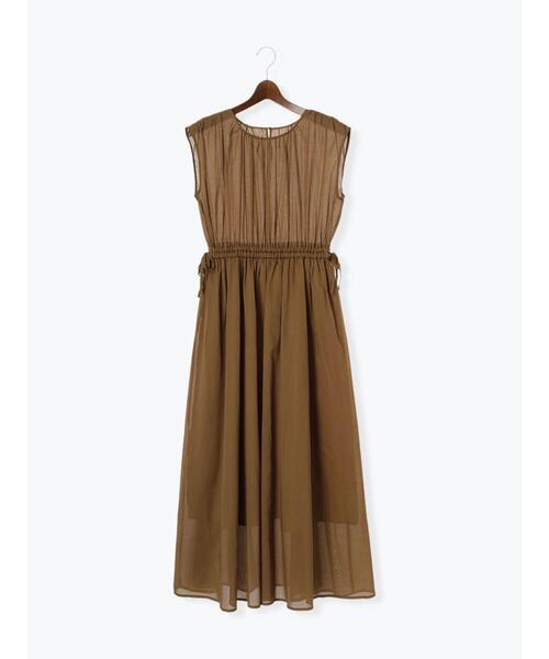 Te chichi（テチチ）の「コットンボイル切替ギャザーワンピース（ワンピース・レディース・キャメル/オリーブ/ブラック・F）」の17枚目の写真