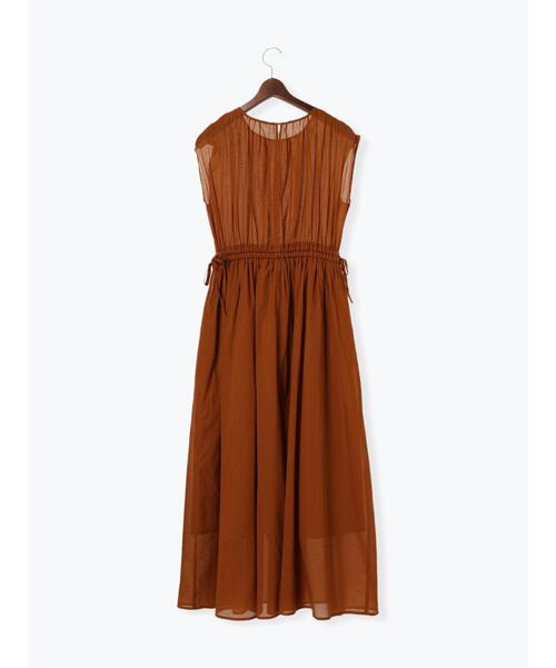 Te chichi（テチチ）の「コットンボイル切替ギャザーワンピース（ワンピース・レディース・キャメル/オリーブ/ブラック・F）」の14枚目の写真
