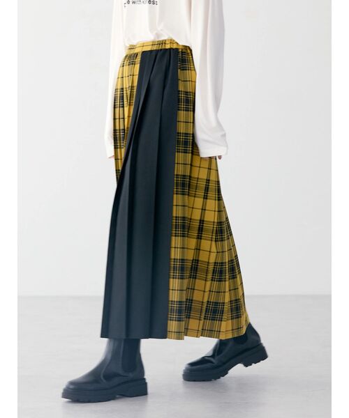 AMERICAN HOLIC（アメリカンホリック）の「アソートチェックプリーツスカート（スカート・レディース・パープル/ブラウン/イエロー/グリーン・M/L）」の9枚目の写真