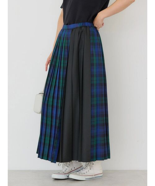 AMERICAN HOLIC（アメリカンホリック）の「アソートチェックプリーツスカート（スカート・レディース・パープル/ブラウン/イエロー/グリーン・M/L）」の14枚目の写真
