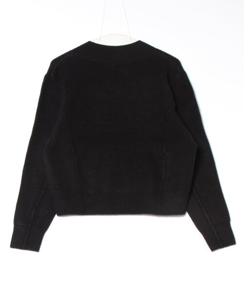 Lo-Fi（ローファイ）の「【WEB限定】Vネックウォッシャブルセーター（ニット/セーター・レディース・レッド/グリーン/ブラック・M）」の4枚目の写真