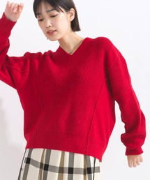 【WEB限定】Vネックウォッシャブルセーター