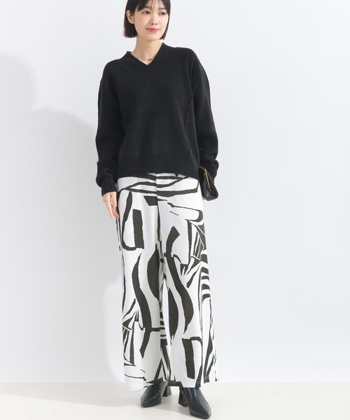 Lo-Fi（ローファイ）の「【WEB限定】Vネックウォッシャブルセーター（ニット/セーター・レディース・レッド/グリーン/ブラック・M）」の12枚目の写真