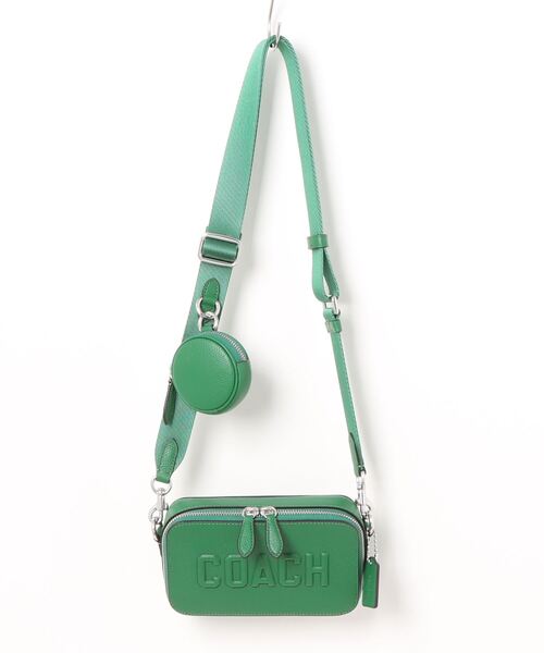 【最終値下げ】coachコーチチャータースリム クロスボディミニバッグ男女兼用 全新品】coachコーチチャーター スリム クロスボディミニバッグ男女