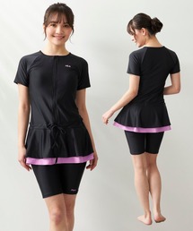 FILA（フィラ）の「セパレートフィットネス水着(半袖チュニックタイプ)（水着）」