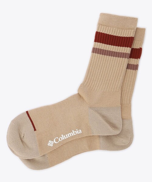 Columbia(コロンビア)の「Columbia/ タウンハイツクルーソックス /コロンビア /抗菌防臭加工(ソックス/靴下・レディース・ストーン/グリーン/ブラック・L/XL/S/M)」の9枚目の写真