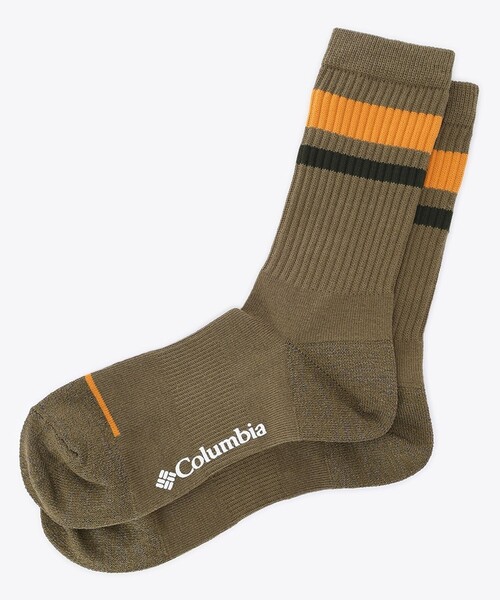 Columbia(コロンビア)の「Columbia/ タウンハイツクルーソックス /コロンビア /抗菌防臭加工(ソックス/靴下・レディース・ストーン/グリーン/ブラック・L/XL/S/M)」の10枚目の写真
