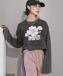 PAGEBOY | フラワーダブルロゴロンT(Tシャツ/カットソー)