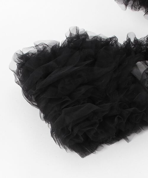 poiregnee（ポワニェ）の「［select］チュールフリルショルダーバッグ（ショルダーバッグ・レディース・ホワイト/グレー/ブラック・FREE）」の7枚目の写真