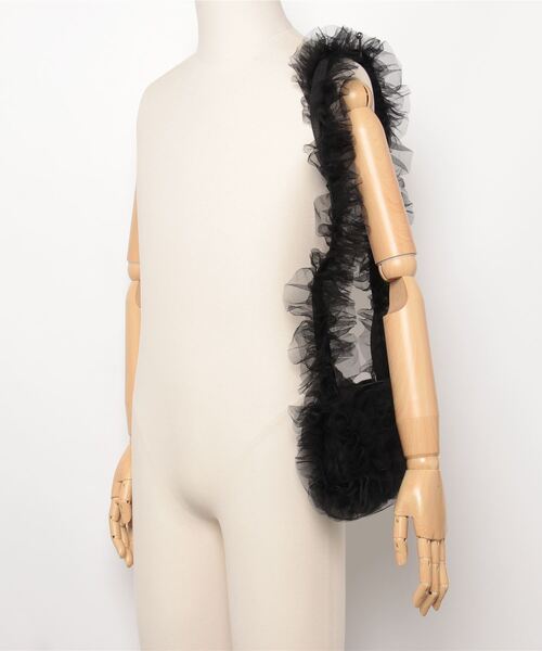 poiregnee（ポワニェ）の「［select］チュールフリルショルダーバッグ（ショルダーバッグ・レディース・ホワイト/グレー/ブラック・FREE）」の9枚目の写真