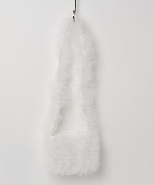 poiregnee（ポワニェ）の「［select］チュールフリルショルダーバッグ（ショルダーバッグ・レディース・ホワイト/グレー/ブラック・FREE）」の2枚目の写真