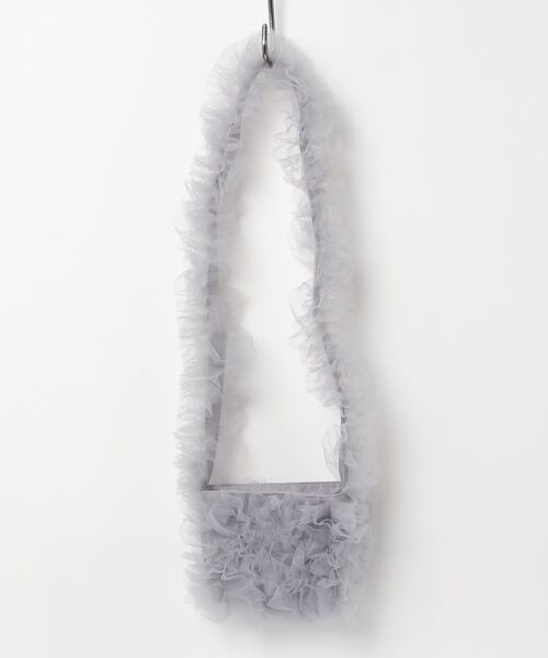 poiregnee（ポワニェ）の「［select］チュールフリルショルダーバッグ（ショルダーバッグ・レディース・ホワイト/グレー/ブラック・FREE）」の5枚目の写真