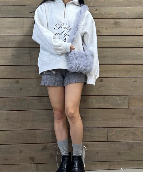 poiregnee（ポワニェ）の「［select］チュールフリルショルダーバッグ（ショルダーバッグ・レディース・ホワイト/グレー/ブラック・FREE）」の11枚目の写真