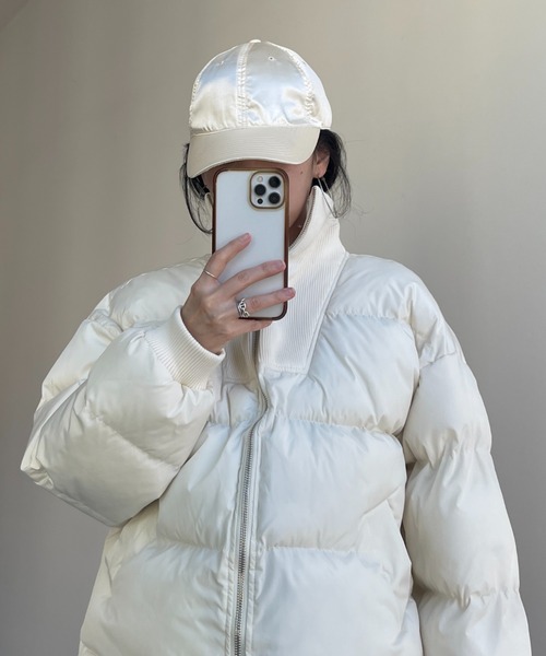 wee9s(ウィークス)の「buddy satin cap / バディサテンキャップ(キャップ・レディース・ブラック/アイボリー/ベビーピンク・FREE)」の11枚目の写真