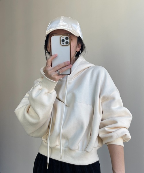 wee9s(ウィークス)の「buddy satin cap / バディサテンキャップ(キャップ・レディース・ブラック/アイボリー/ベビーピンク・FREE)」の12枚目の写真