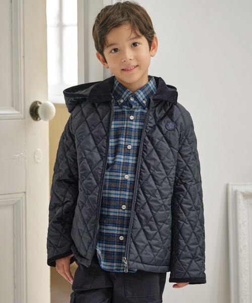 J.PRESS ネイビー ダウンジャケット 160サイズ J.PRESS｜ジェイプレス（キッズ）のジャケット/アウター（ブルー