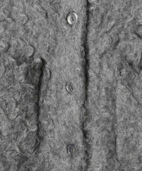 Heather（ヘザー）の「シャギーチュニックカーディガン　153012（カーディガン/ボレロ・レディース・アイボリー/グレー/ベージュ/ブルー/ピンク/レッド・FREE）」の12枚目の写真