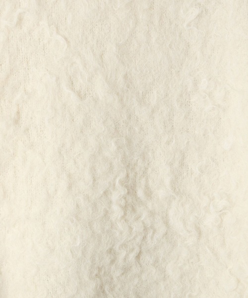 Heather（ヘザー）の「シャギーチュニックカーディガン　153012（カーディガン/ボレロ・レディース・アイボリー/グレー/ベージュ/ブルー/ピンク/レッド・FREE）」の16枚目の写真