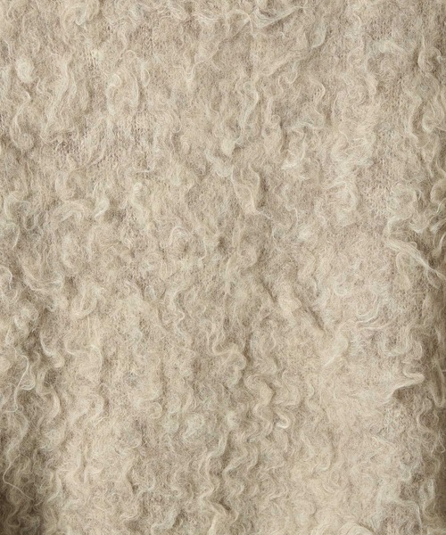 Heather（ヘザー）の「シャギーチュニックカーディガン　153012（カーディガン/ボレロ・レディース・アイボリー/グレー/ベージュ/ブルー/ピンク/レッド・FREE）」の18枚目の写真