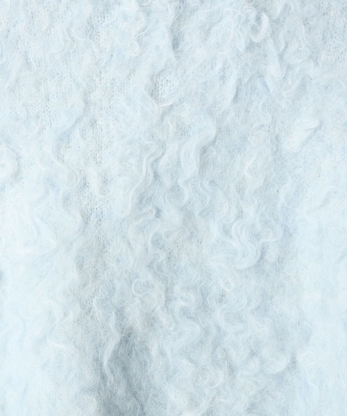 Heather（ヘザー）の「シャギーチュニックカーディガン　153012（カーディガン/ボレロ・レディース・アイボリー/グレー/ベージュ/ブルー/ピンク/レッド・FREE）」の19枚目の写真