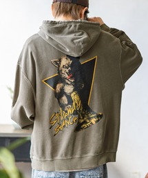 【SIDEWAY STANCE】ピグメント プリント スウェット プルパーカー