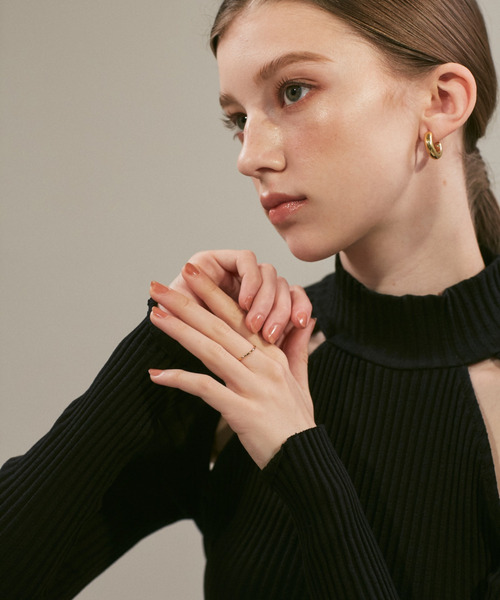 ciite' surgical stainless（シーテサージカルステンレス）の「【 金属アレルギー対応 】 シンプルリング サージカルステンレス（リング・レディース・シルバー/ゴールド・11号/7号/9号/13号/15号/4号）」の3枚目の写真