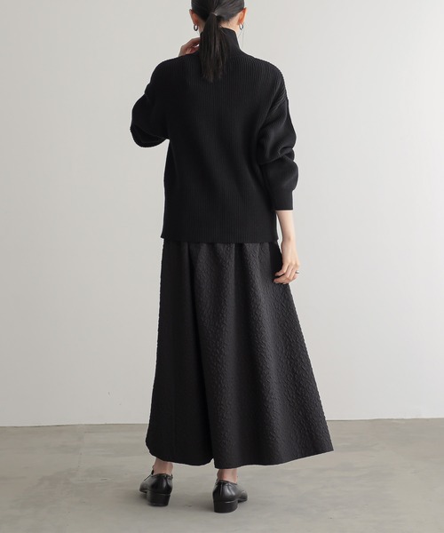 for/c(フォーシー)の「ダブルジップニットブルゾン【サスティナブル】(ニット/セーター・レディース・アイボリー/ブラック/グレー・M/L)」の20枚目の写真