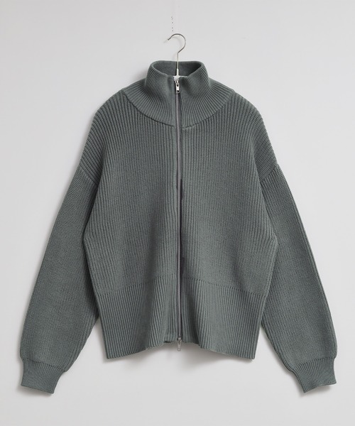 for/c(フォーシー)の「ダブルジップニットブルゾン【サスティナブル】(ニット/セーター・レディース・アイボリー/ブラック/グレー・M/L)」の22枚目の写真