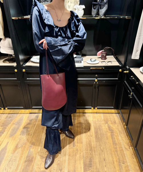 BASERANGE(ベースレンジ)の「【BASERANGE/ベースレンジ】SUZANNE JUMPSUIT(つなぎ/オールインワン・レディース・ネイビー・X-SMALL)」の7枚目の写真