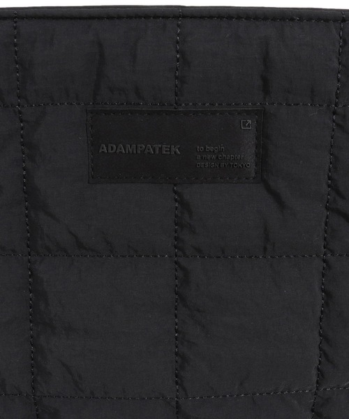 ADAM PATEK(アダムパテック)の「『ADAMPATEK』square quilt shoulder tote bag/スクエアキルトビッグショルダートートバッグ(トートバッグ・メンズ・カーキ/ブラック/グレー・FREE)」の18枚目の写真