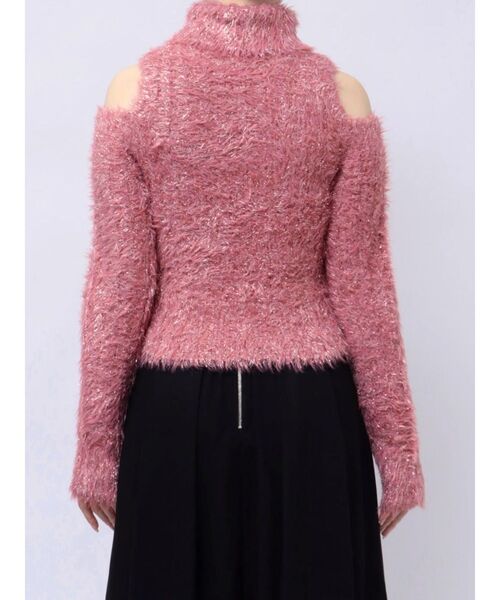 RESEXXY（リゼクシー）の「ラメシャギータートルネックニットトップス（ニット/セーター・レディース・ブラック/ベージュ/ピンク・FREE）」の15枚目の写真