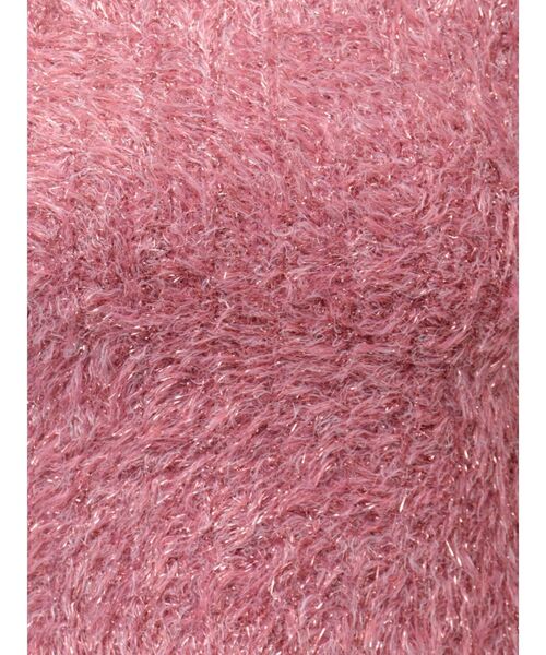 RESEXXY（リゼクシー）の「ラメシャギータートルネックニットトップス（ニット/セーター・レディース・ブラック/ベージュ/ピンク・FREE）」の7枚目の写真