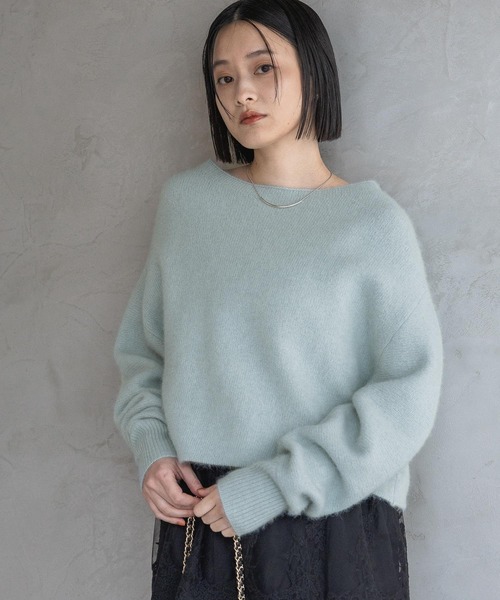 CNラクーンコンボートネックプルオーバーニット≪追加2≫（ニット