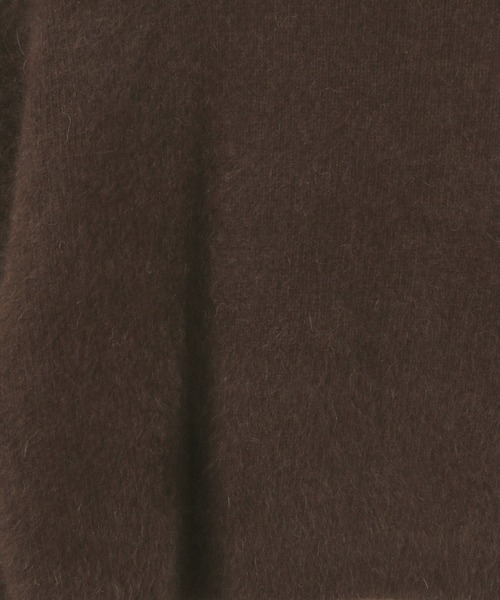 A part by(アパートバイ)の「CNラクーンコンボートネックプルオーバーニット≪追加2≫(ニット/セーター・レディース・ブラック/アイボリー/チャコールグレー/ベージュ系その他/ライトベージュ/ダークネイビー/ライトグリーン/ダークブラウン・FREE)」の21枚目の写真