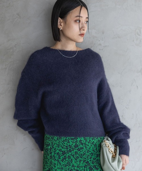 ひぃちゃん様　　専用出品 CNラクーンコンボートネックプルオーバーニット≪追加2≫（ニット