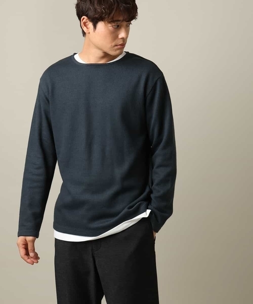 a.v.v（アーヴェヴェ）の「【ロンT付き】新感覚大人スウェットアンサンブル(グッドスウェットシリーズ）（Tシャツ/カットソー・メンズ・ブルー/ピンク/グリーン/ボルドー・46/50/48/44/52）」の2枚目の写真