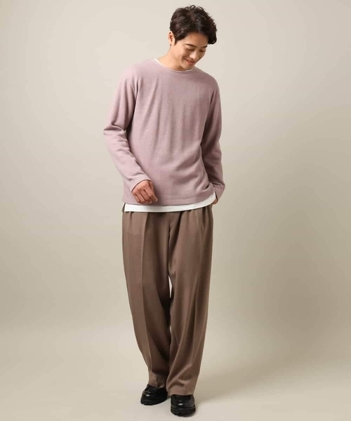 a.v.v（アーヴェヴェ）の「【ロンT付き】新感覚大人スウェットアンサンブル(グッドスウェットシリーズ）（Tシャツ/カットソー・メンズ・ブルー/ピンク/グリーン/ボルドー・46/50/48/44/52）」の14枚目の写真