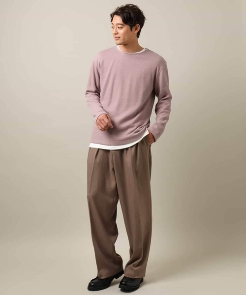 a.v.v（アーヴェヴェ）の「【ロンT付き】新感覚大人スウェットアンサンブル(グッドスウェットシリーズ）（Tシャツ/カットソー・メンズ・ブルー/ピンク/グリーン/ボルドー・46/50/48/44/52）」の15枚目の写真